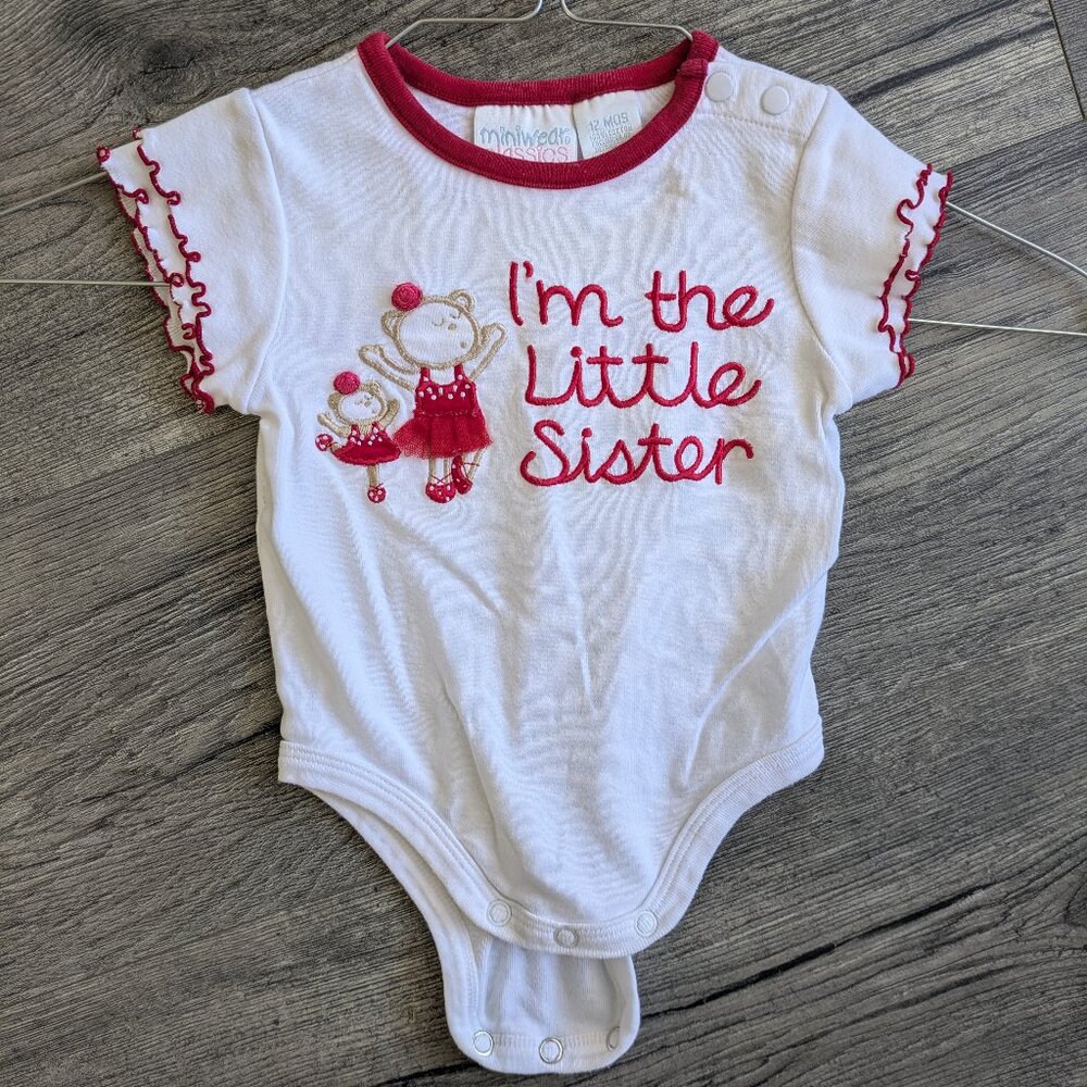 VINTAGE Little Sister Onesie